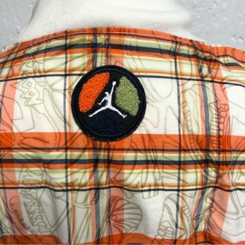 Nike air Jordan V 5‎ classic plaid fashion urban jacket XXLarge - Picture 11 of 13